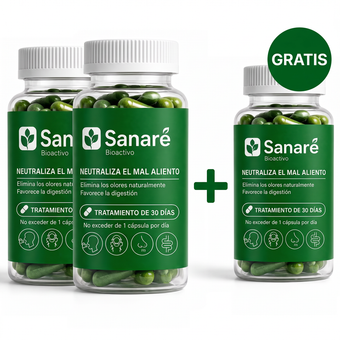 3 frascos, uno de regalo